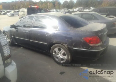 2005 Acura Rl из США, поврежденный, VIN JH4KB16585C015670